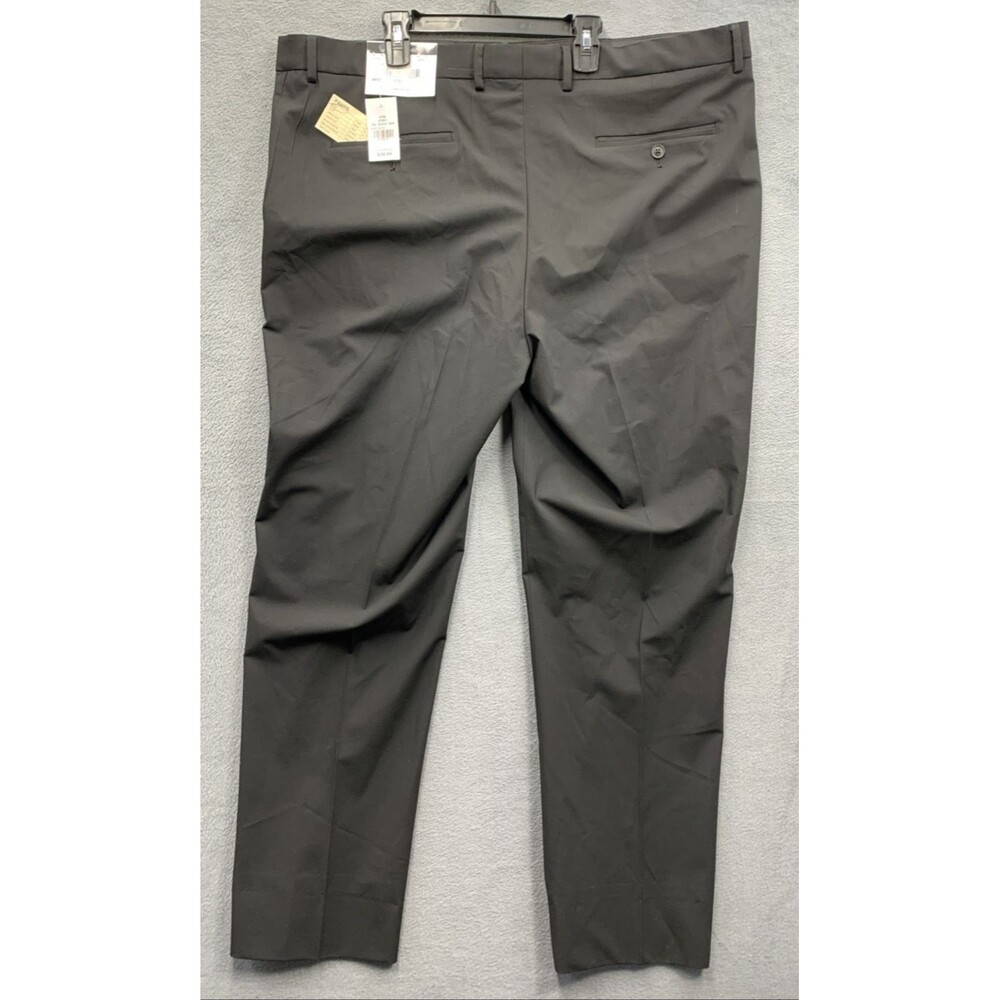 Vince Camuto Dress Pants Mens Stretch Cave Black VF2301 Hemmed Size 42X29